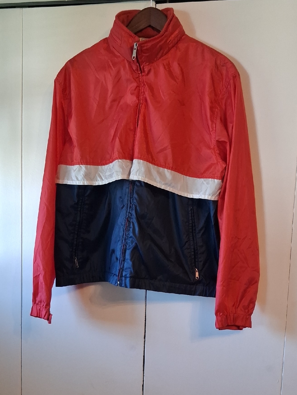 L.L. Bean Red Women's Jacket with White Label
